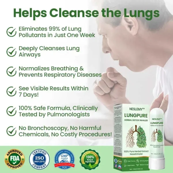 🌿 LIMITED TIME OFFER: NESLEMY™ – Herbal Detox Inhaler, Save 80% Today! 🌿