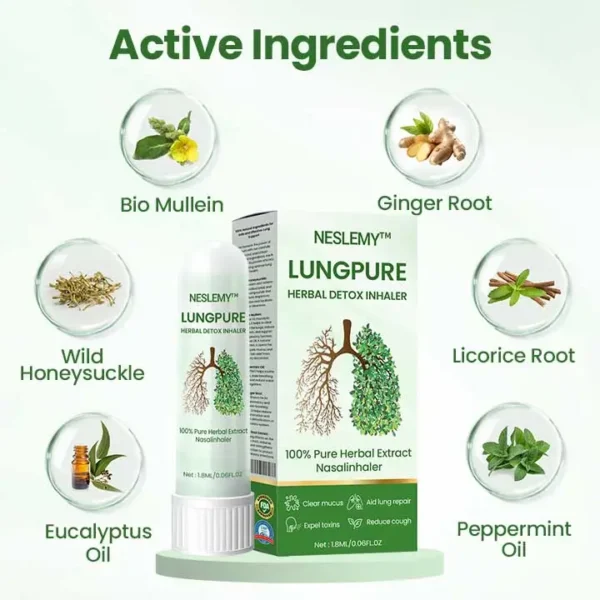 🌿 LIMITED TIME OFFER: NESLEMY™ – Herbal Detox Inhaler, Save 80% Today! 🌿
