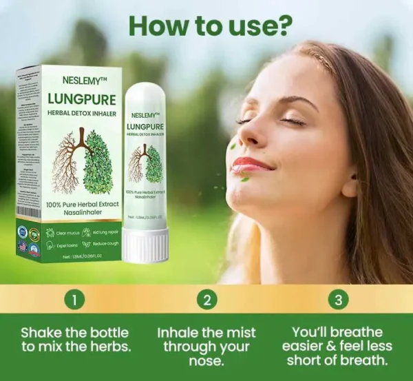 🌿 LIMITED TIME OFFER: NESLEMY™ – Herbal Detox Inhaler, Save 80% Today! 🌿
