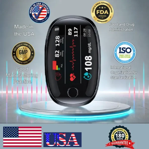 🏆【Al Glucose Guardian】Neslemy™ Non-Invasive Blood Glucose Meter[99.9% Accuracy]