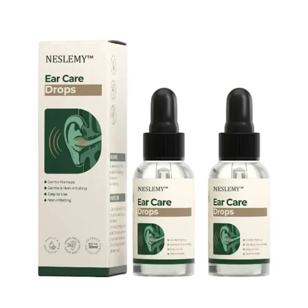 🔥Hot Sale - Limited Time Offer🔥 NESLEMY™ Ear Care Drops – Hear Clearly, Live Comfortably 🌿