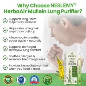 NESLEMY® HerbaAir Mullein Lung Purifier