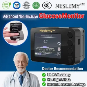 Neslemy™ Non-Invasive AI Blood Glucose Monitor – Painless, Portable & 99.9% Accurate✅TGA Approved