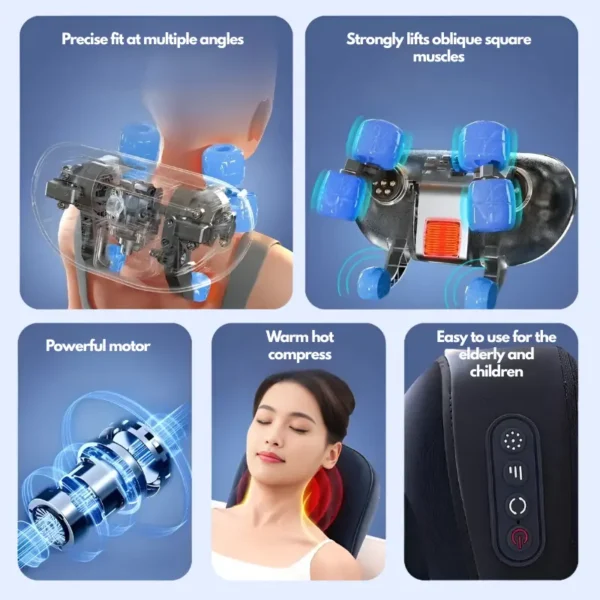 🎃 Halloween Limited Offer | NESLEMY™ Pillow Neck & Shoulder Massager
