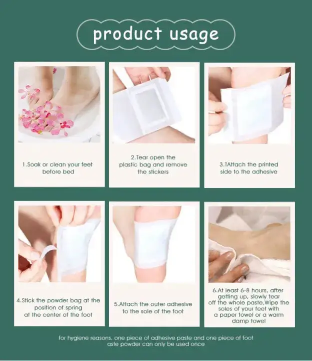 💪🎁 100% NESLEMY® Gentle Detox Foot Patches 💖