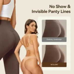 NESLEMY Camel Toe Cover Thongs for Women