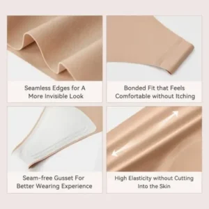 NESLEMY Camel Toe Cover Thongs for Women