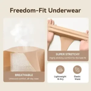 NESLEMY Camel Toe Cover Thongs for Women