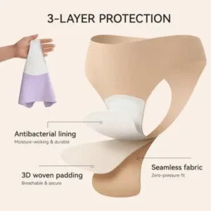 NESLEMY Camel Toe Cover Thongs for Women