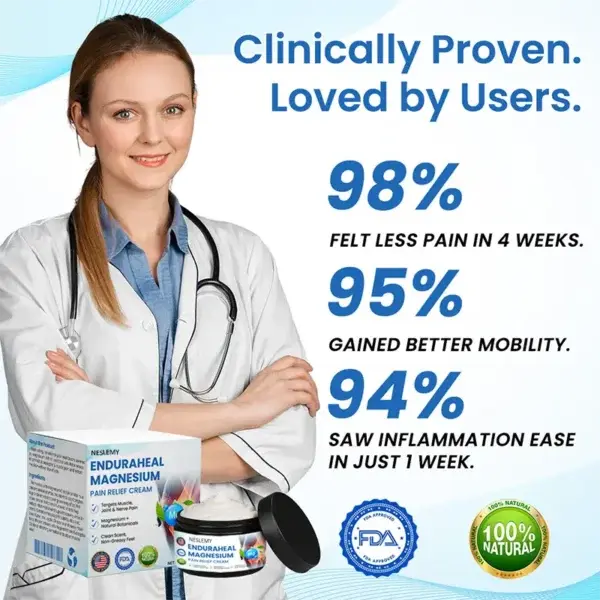 NESLEMY® EnduraHeal Magnesium Pain Relief Cream