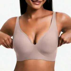 NESLEMY Wireless Push Up Bra for Women