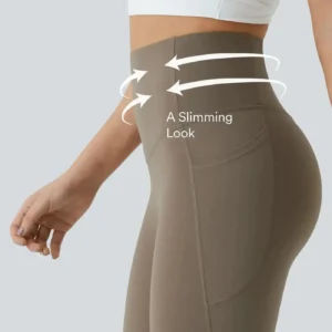 Neslemy®  High Waisted Waist Shaping Pocket Shaping Training Leggings
