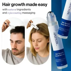 🛑 NESLEMY Advanced Hair Growth Roll‑On Serum — Feel Fuller, Thicker Hair