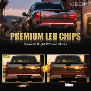 🏈 Super Bowl Tailgate Game Changer: NESLEMY® 60-Inch LED Light Bar Strip for Epic Nights! 🏆