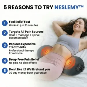 NESLEMY™ – Triple Fusion Massager for Back Pain Relief