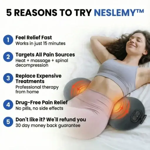 NESLEMY™ – Triple Fusion Massager for Back Pain Relief