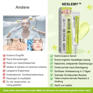 Now regain youthful skin. 💫👨‍⚕️ NESLEMY ™ Botox & Vita-A Retinol Shot Wrinkle Lift Firming Cream