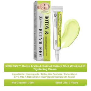 Now regain youthful skin. 💫👨‍⚕️ NESLEMY ™ Wrinkle relaxer & Vita-A Retinol Shot Wrinkle Lift Firming Cream