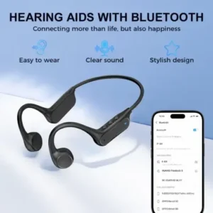 NESLEMY™ Bone Conduction Smart Hearing Aid Bluetooth Earphones(App Controlled)