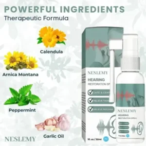 NESLEMY™ Restore hearing and reduce tinnitus by up to 94 within the first week