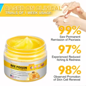 NESLEMY™ Bee Poison Skin Cream(👨⚕AAD Recommended),for Remove Warts, Acne and Scars