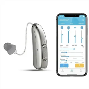 NESLEMY™ Smart AI Hearing Aids with Magnetic Charging – Self-Fitting & App Controlled