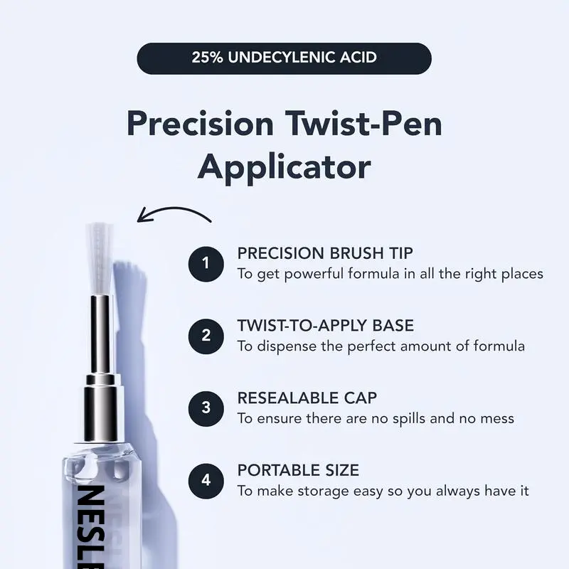 (⏳LAST DAY 70% OFF)NESLEMY™ Antifungal Pen – 25% Undecylenic Acid Treatment for Athlete’s Foot & Skin Fungus 🦶