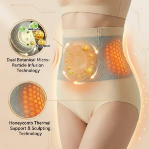💦🍕NESLEMY® 𝐌𝐨𝐫𝐢𝐧𝐠𝐚 & 𝐁𝐞𝐫𝐛𝐞𝐫𝐢𝐧𝐞 4‑In‑1 Micro‑Particle Sculpting & Fat‑Burn Shorts