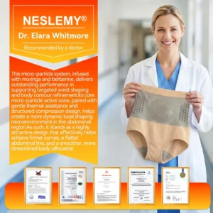 💦🍕NESLEMY® 𝐌𝐨𝐫𝐢𝐧𝐠𝐚 & 𝐁𝐞𝐫𝐛𝐞𝐫𝐢𝐧𝐞 4‑In‑1 Micro‑Particle Sculpting & Fat‑Burn Shorts