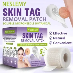 NESLEMY® Soluble Microneedle Botanical Skin Tag Removal Patch