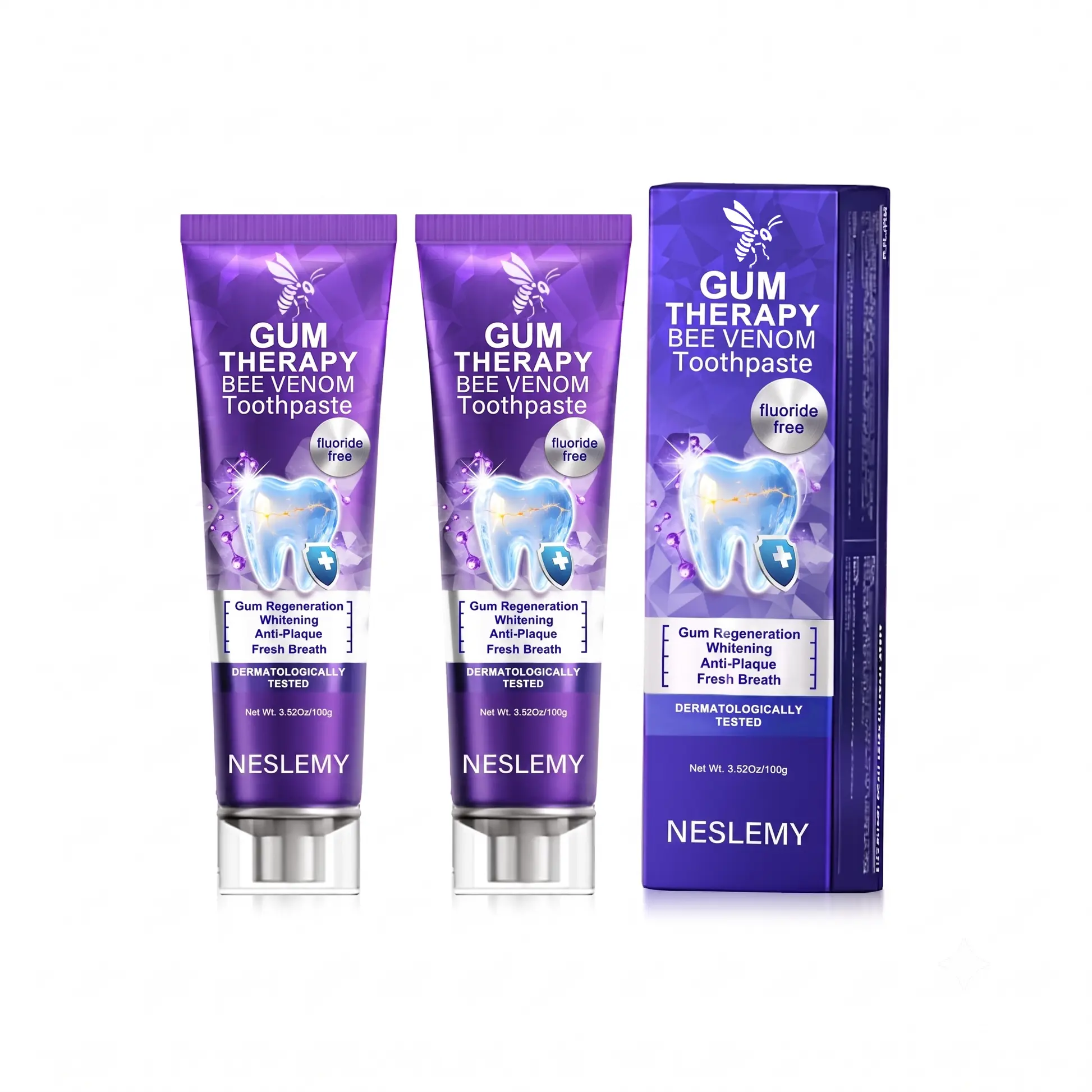 🔥Last Day 80% OFF 👨⚕️ NESLEMY® Bee Venom Dental Treatment Toothpaste