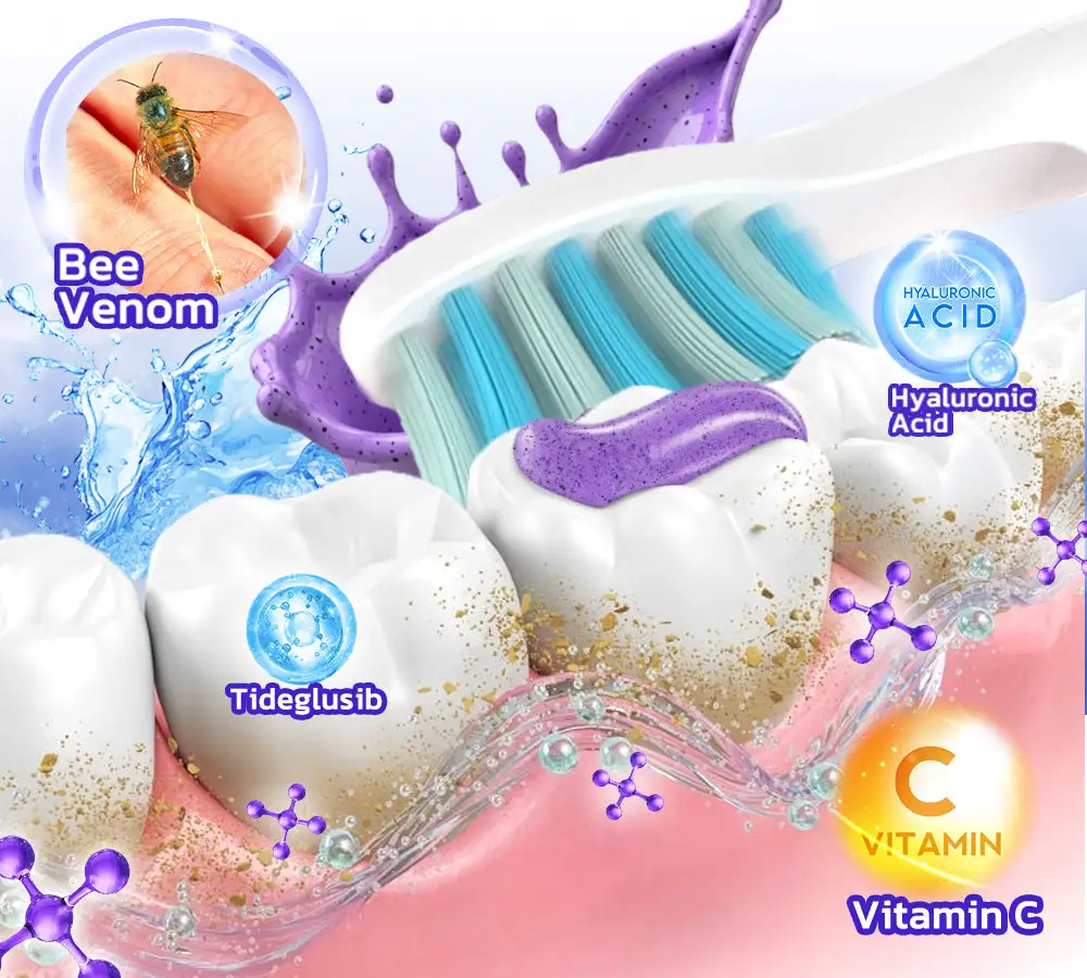 🔥Last Day 80% OFF 👨⚕️ NESLEMY® Bee Venom Dental Treatment Toothpaste