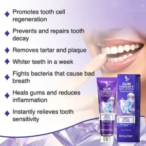 🔥Last Day 80% OFF 👨⚕️ NESLEMY® Bee Venom Dental Treatment Toothpaste