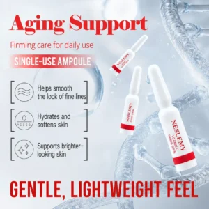 ✨ NESLEMY Vitamin C Collagen Firming Serum Ampoules – Brightening, Hydrating & Anti-Wrinkle Skin Care