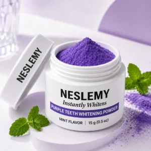 ⏰Buy 1 Get 1 Free – Last Day🔥NESLEMY Purple Teeth Whitening Powder
