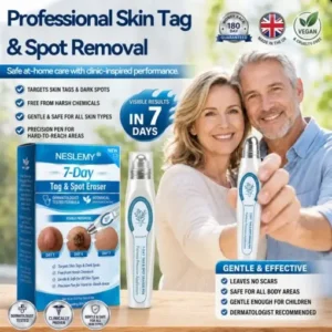 NESLEMY® 7-Day Skin Tag & Spot Eraser Painless & Scar-Free Advanced Imperfection Removal Rollerball Pen