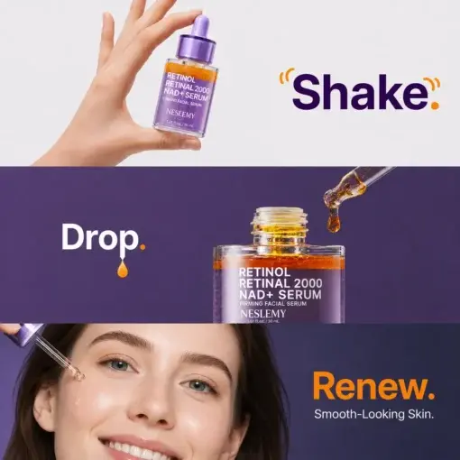 NESLEMY Retinol + Retinal NAD+ Firming Serum