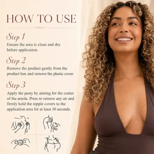 NESLEMY Seamless Sticky Nipple Covers for Women