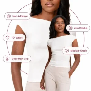 NESLEMY Seamless Sticky Nipple Covers for Women