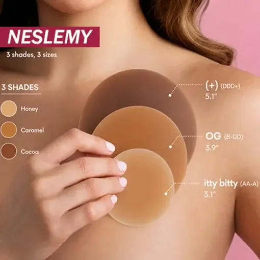 NESLEMY Seamless Sticky Nipple Covers for Women