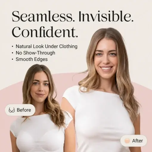 NESLEMY Seamless Sticky Nipple Covers for Women