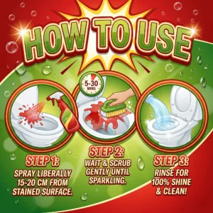 NESLEMY🔥Bathroom Cleaner for Tough Toilet & Sink Stains