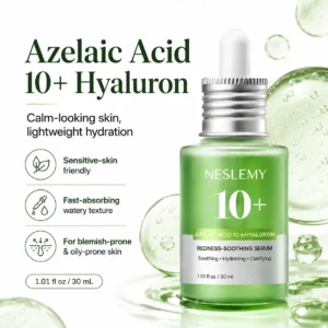 🌿 NESLEMY 10% Azelaic Acid + Hyaluron Soothing Serum ✨