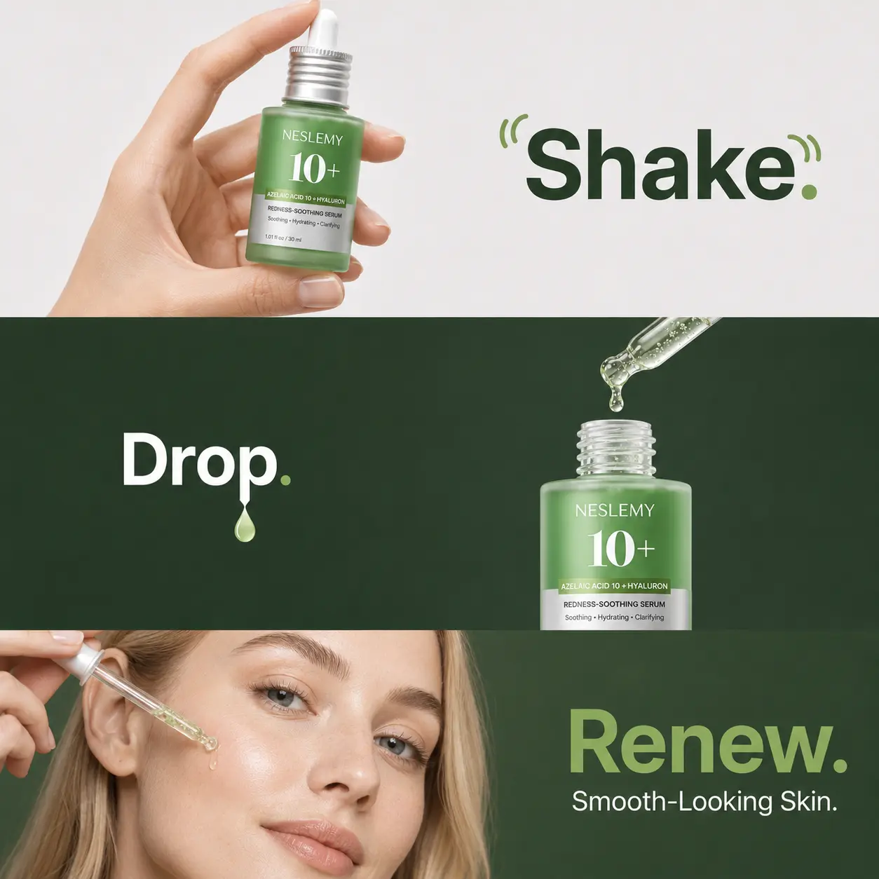 🌿 NESLEMY 10% Azelaic Acid + Hyaluron Soothing Serum ✨