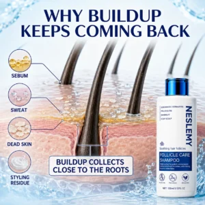 ✨BUY 1 GET 1 FREE✨ NESLEMY  Folliculitis Shampoo for Itchy, Flaky & Oily Scalp!