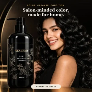 NESLEMY 6-in-1 Hair Color Shampoo — 460 mL · 6 Shades