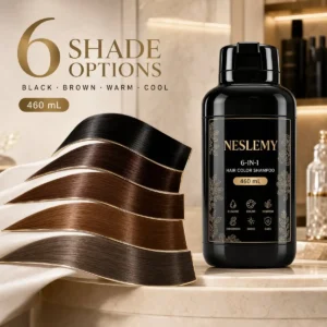NESLEMY 6-in-1 Hair Color Shampoo — 460 mL · 6 Shades