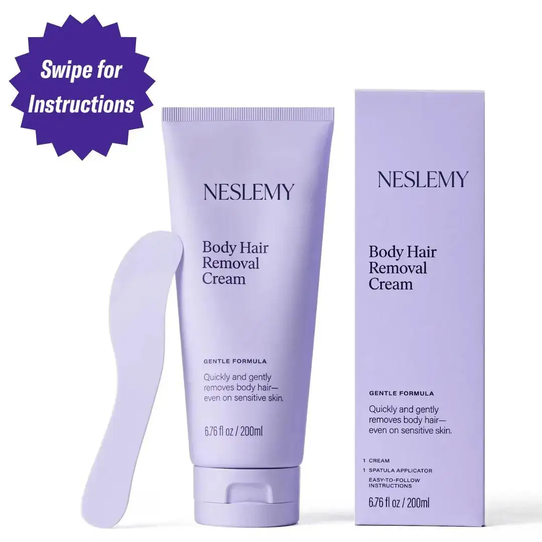 NESLEMY Body Hair Removal Cream
Smooth Skin. Less Shaving.