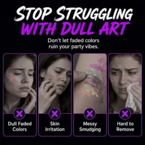 Neslemy Glow Party Tattoo Pens