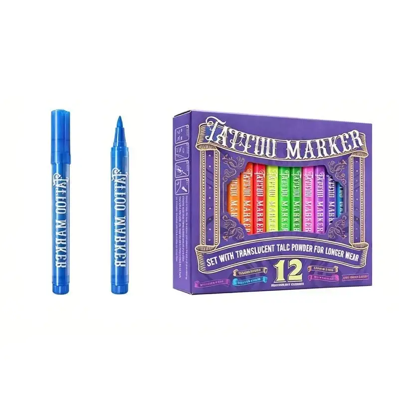 Neslemy Glow Party Tattoo Pens